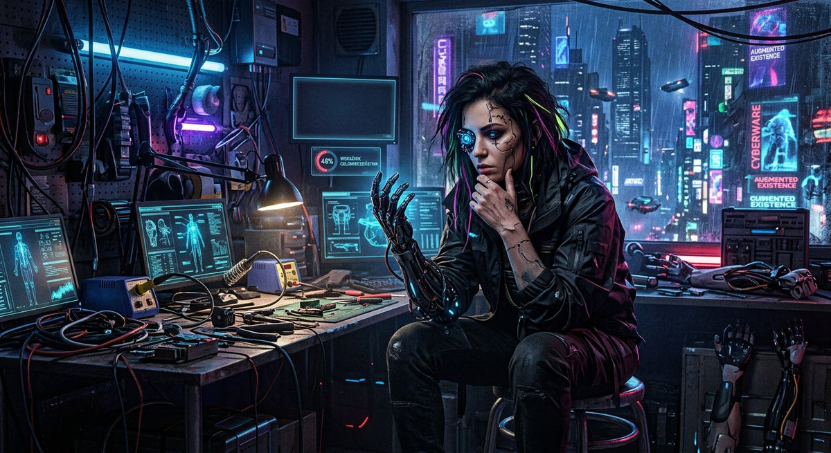 Dlaczego cyberpunk obsesyjnie modyfikuje ludzkie ciało — i w którym momencie człowiek przestaje być człowiekiem?