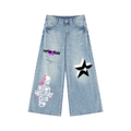 Women's Wide Leg Jeans | Y2K Cyber Kitch | FUTURE TRASH