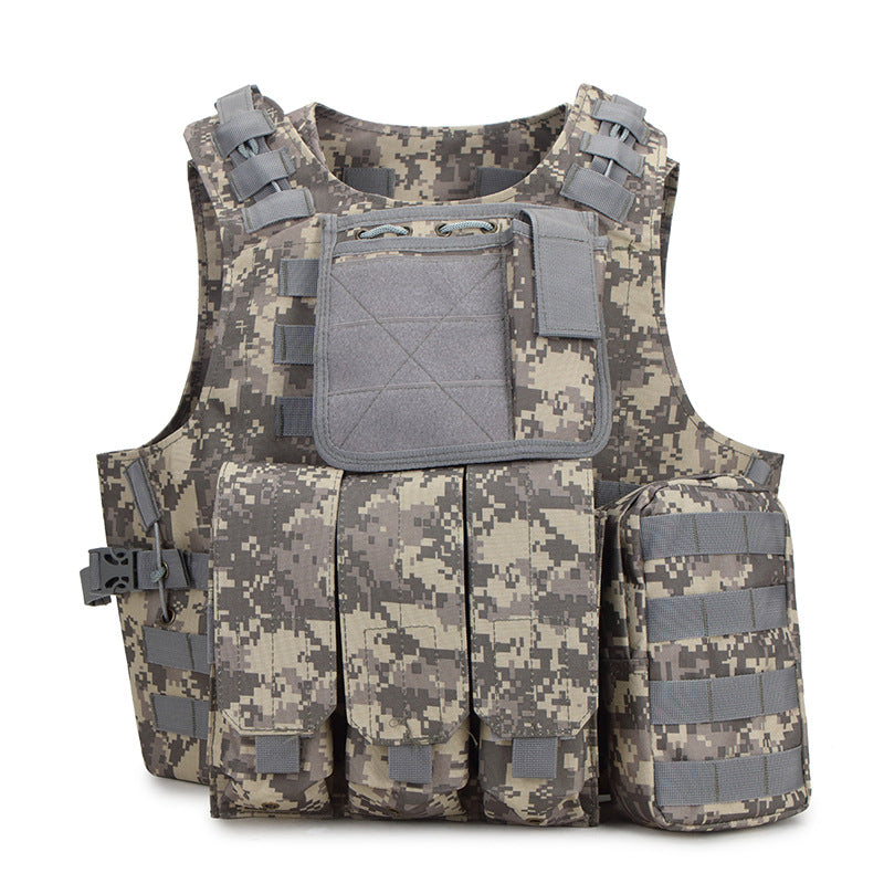 Taktyczna Kamizelka Survivalowa | Military Outdoor Vest | Survival Guard ACU Camouflage