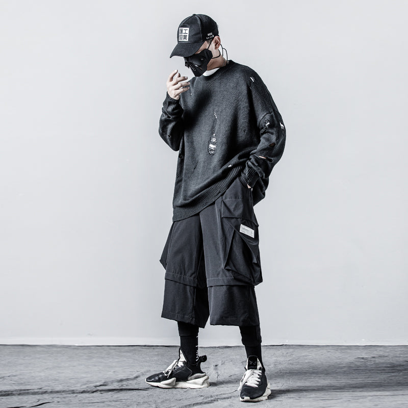 Techwearowe Japońskie Spodnie - Neo Tokyo Combat Pants