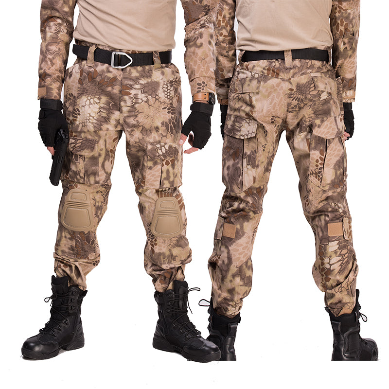 Militarne Survivalowe Spodnie Taktyczne Wildland Militia Light Military Khaki