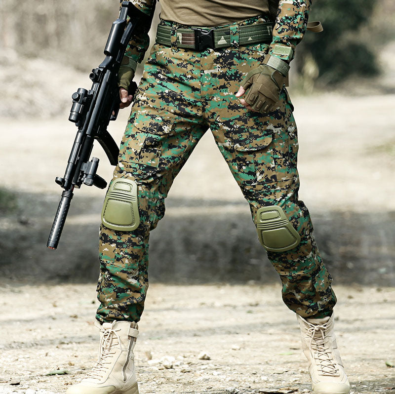 Militarne Survivalowe Spodnie Taktyczne Wildland Militia Light Green Camuflage