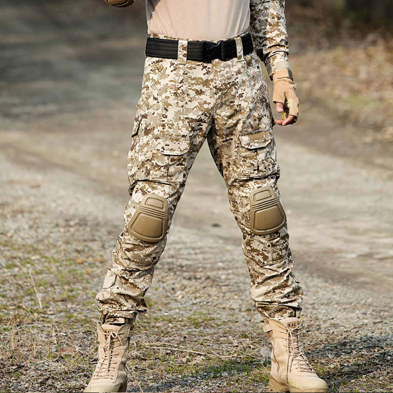 Militarne Survivalowe Spodnie Taktyczne Wildland Militia Light Desert Khaki
