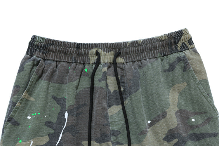 Dystopijne Spodnie Camouflage | Cargo Military Post-apocalyptic Pants