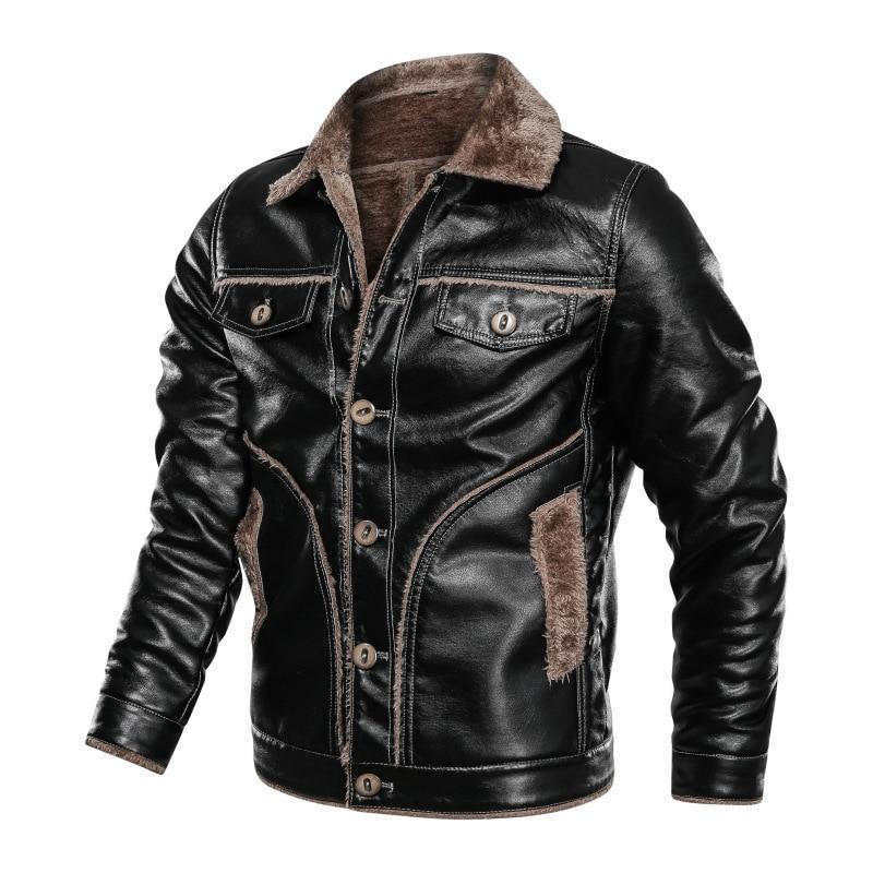 Czarna Kurtka Dystopian Leather Armor