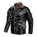 Czarna Kurtka Dystopian Leather Armor