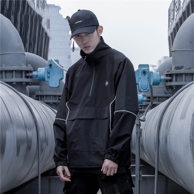 Techwear Tactical Jacket | Black Tactical Jacket | Urban Samurai Outfit