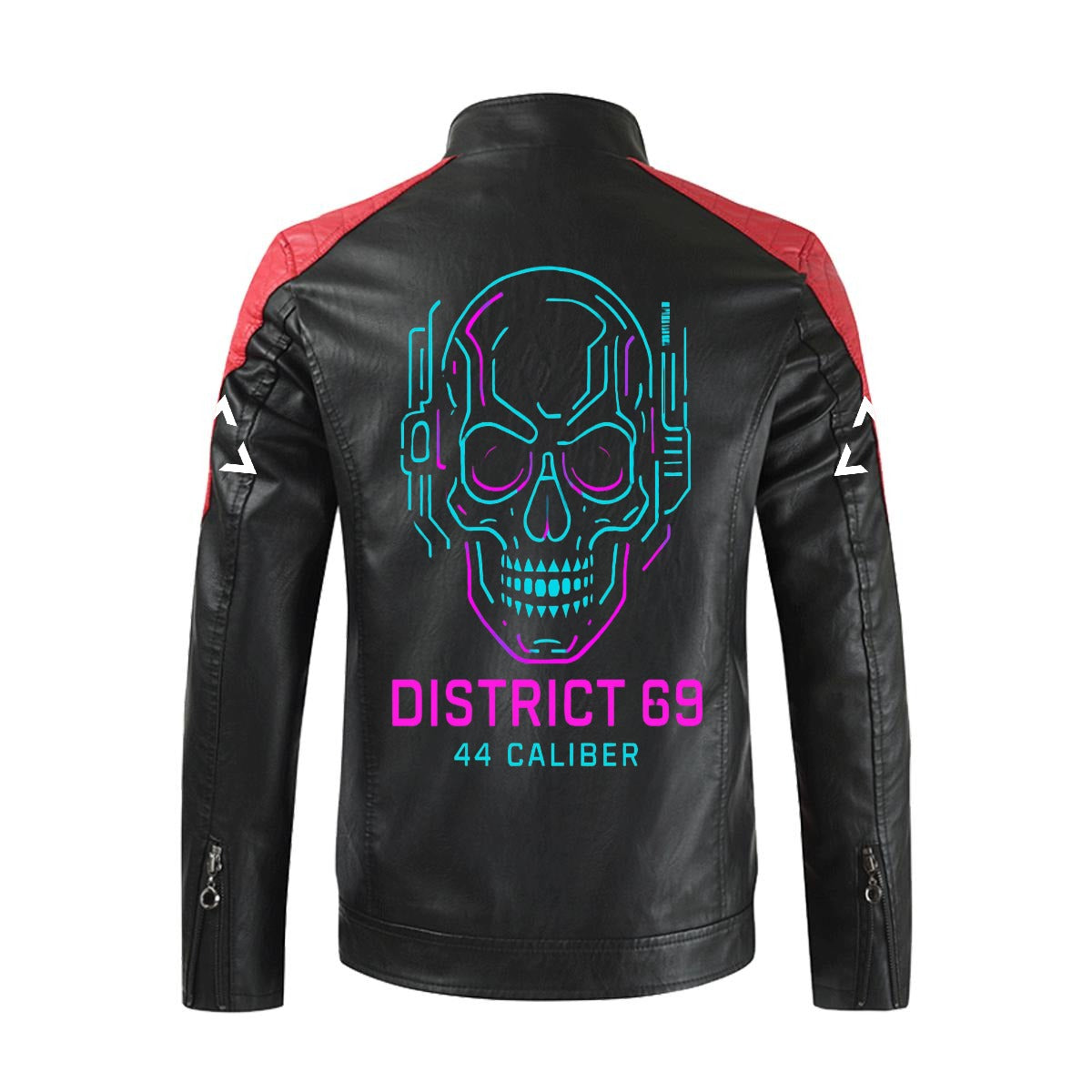Męska Cyberpunkowa Kurtka Motocyklowa | DISTRICT 69 Leather Armor