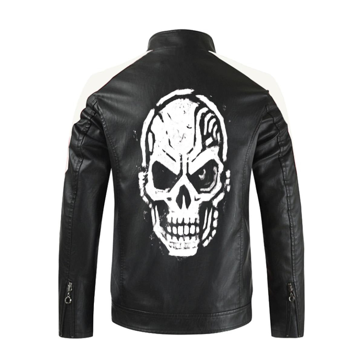 Men's Cyberpunk Motorcycle Jacket | Cyber Death Squadron | PU