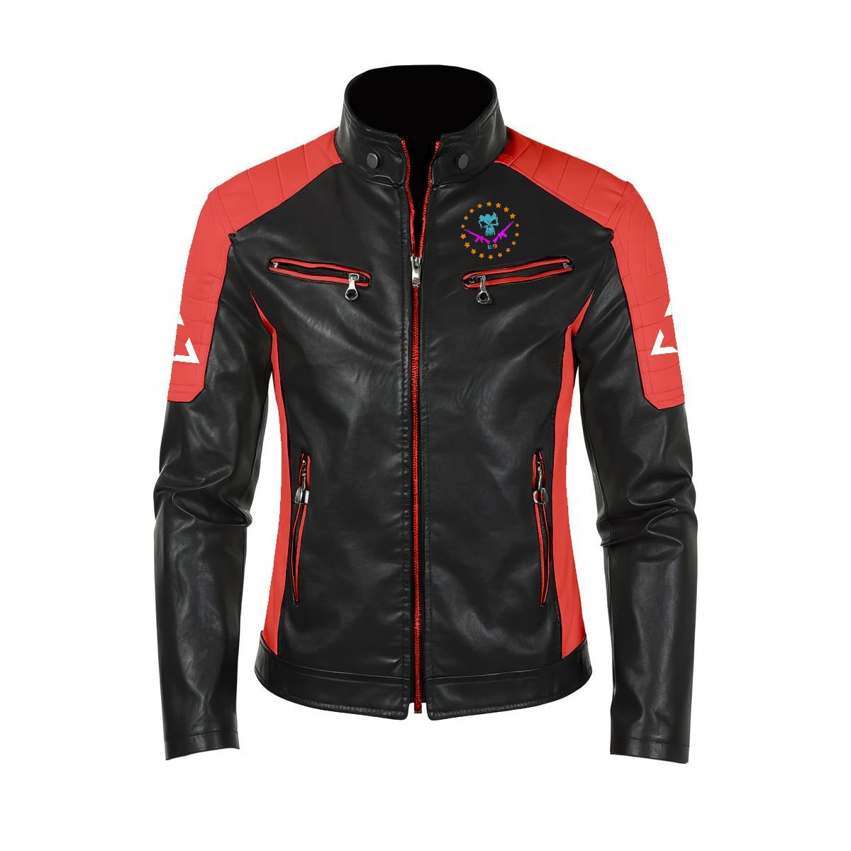 Męska Cyberpunkowa Kurtka Motocyklowa | DISTRICT 69 Leather Armor