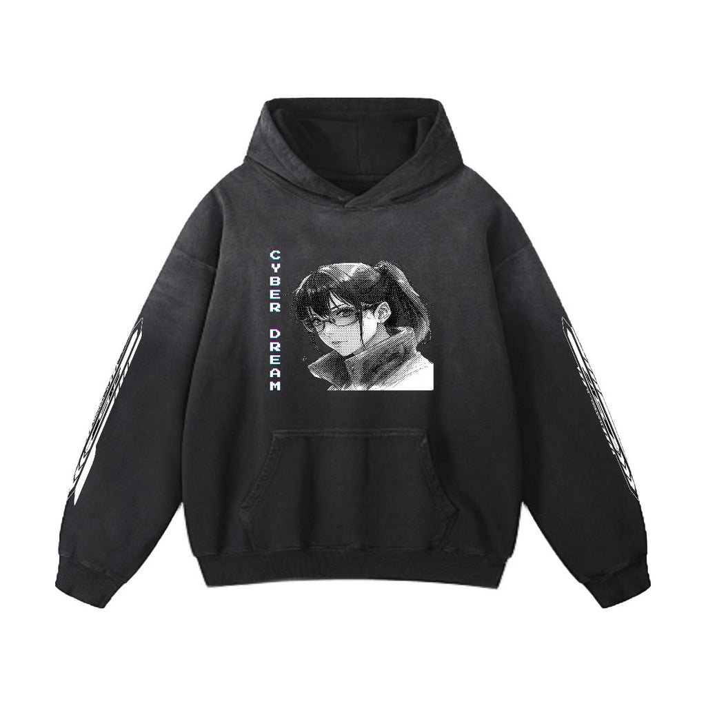 Cyberpunkowa Bluza Anime Cyber Dream| 420gsm Cotton Anime Cyberpunk Style