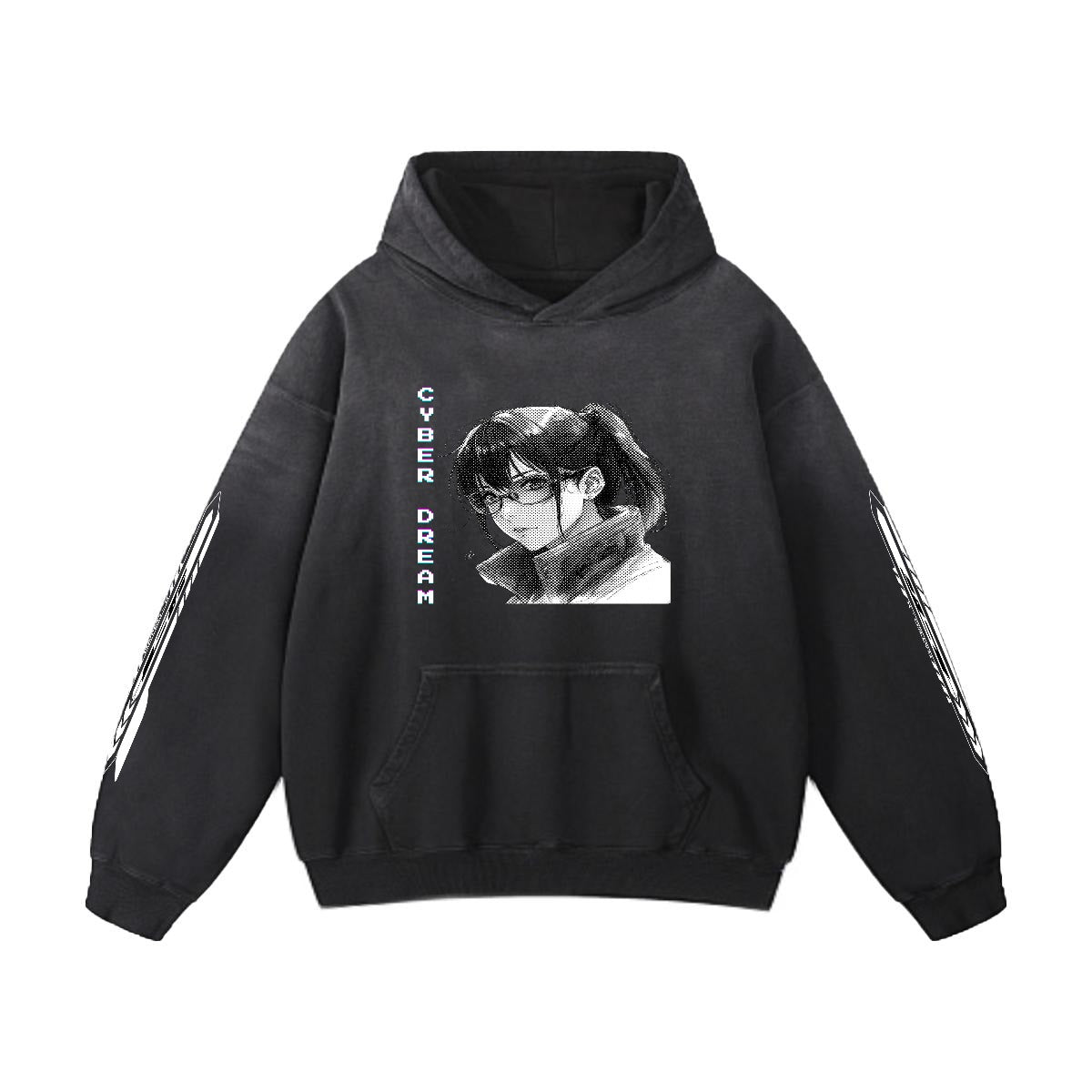 Cyberpunkowa Bluza Anime Cyber Dream| 420gsm Cotton Anime Cyberpunk Style