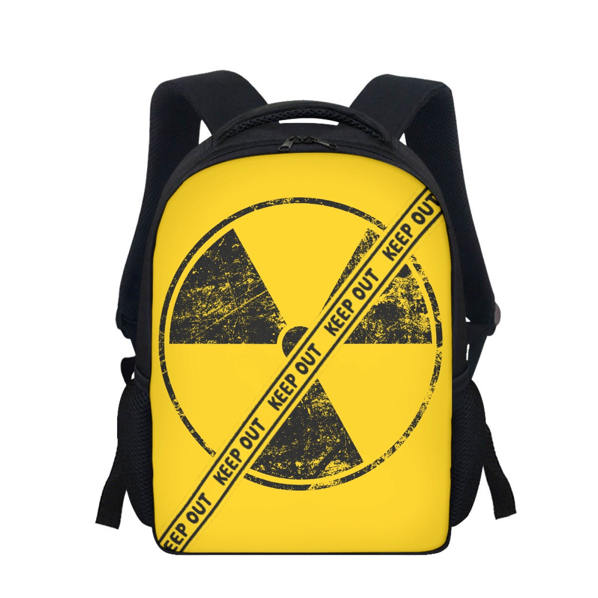 Post-Apocalyptic Backpack | Keep Out - Radiation Zone | Ultra Yellow