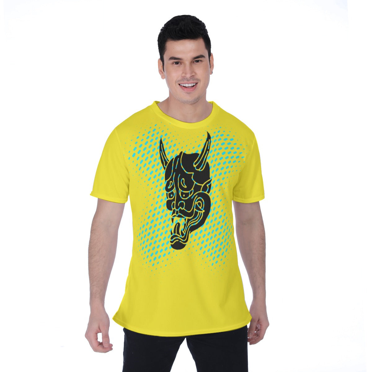 Japanese Cyberpunk T-Shirt | Cyber-Oni Samurai 2077