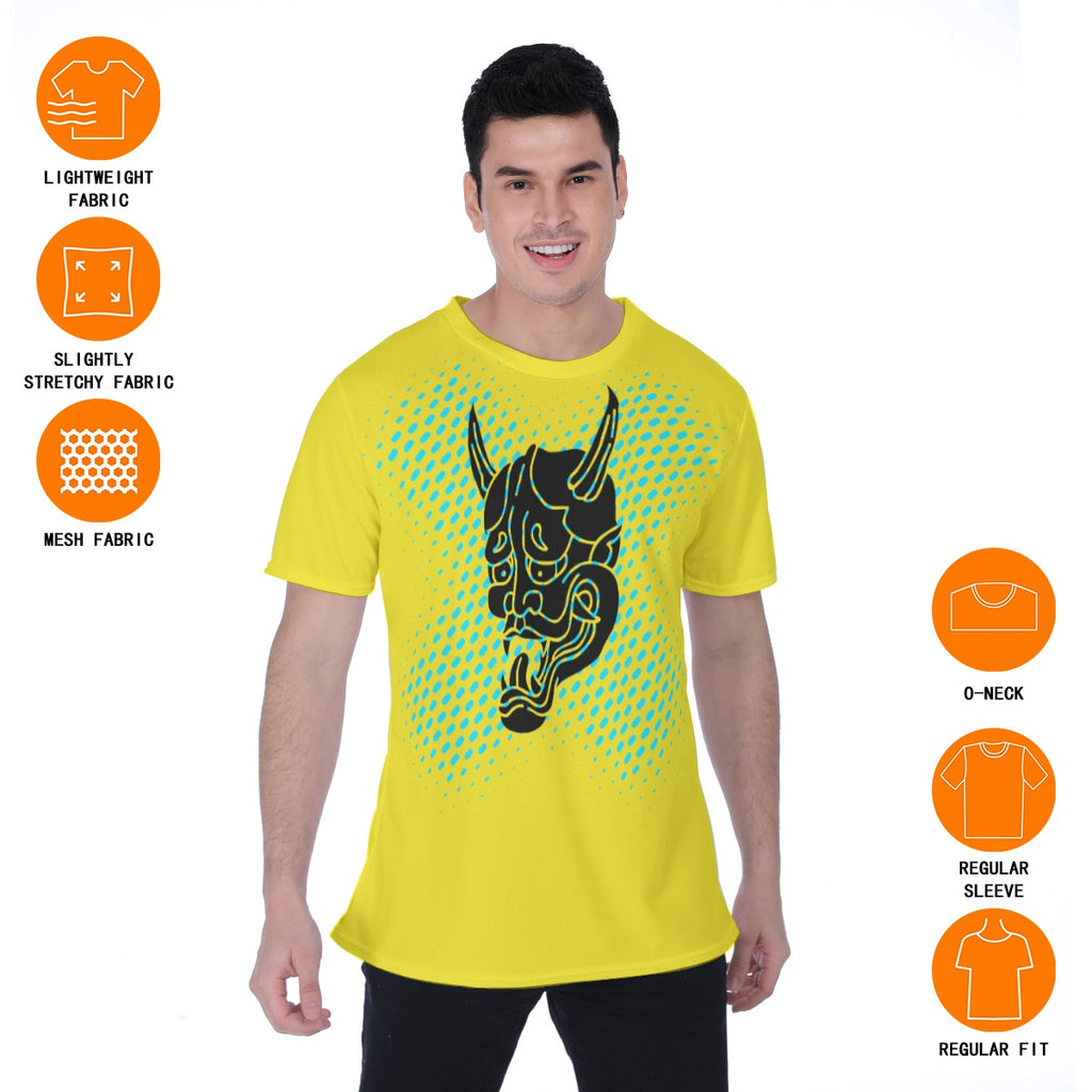 Japanese Cyberpunk T-Shirt | Cyber-Oni Samurai 2077