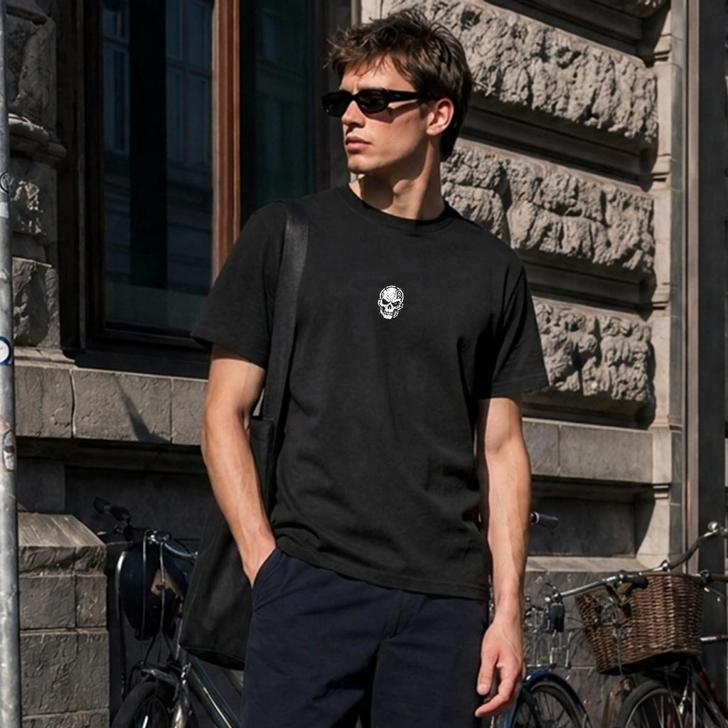 Men's Cyberpunk T-Shirt | Embroidered | CYBER DEATH SQUAD