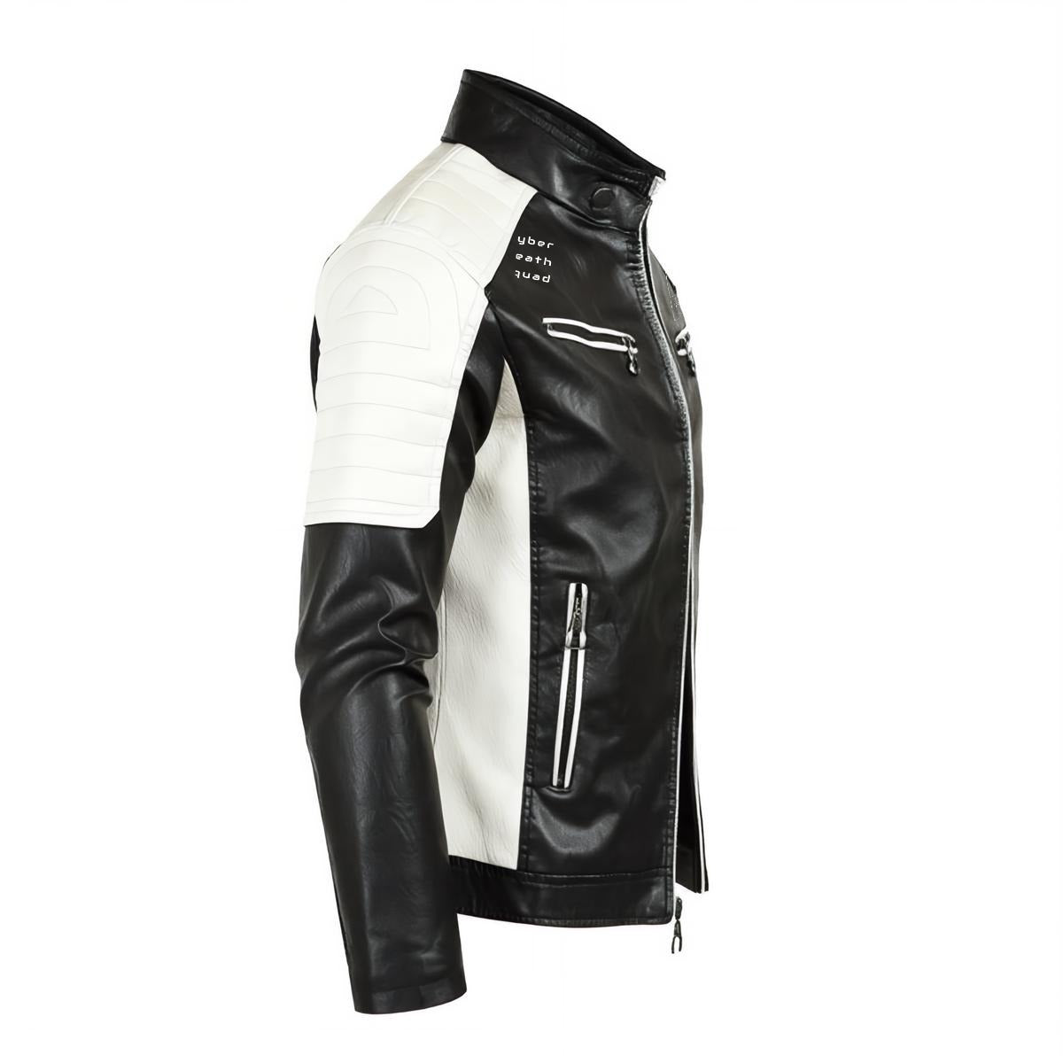 Men's Cyberpunk Motorcycle Jacket | Cyber Death Squadron | PU