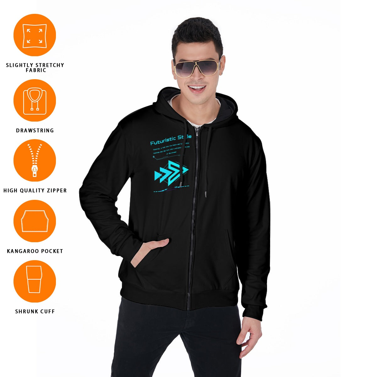 Techwearowa Bluza Hoodie Techwear Neon Style