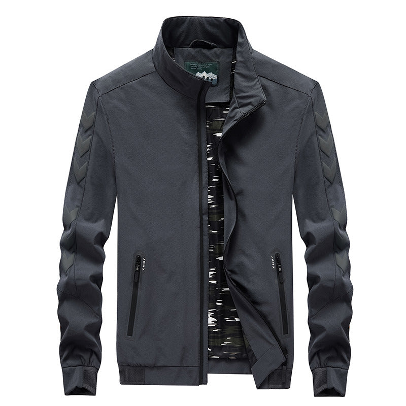 Nylonowa Kurtka Techwearowa - Basic Armor Grey