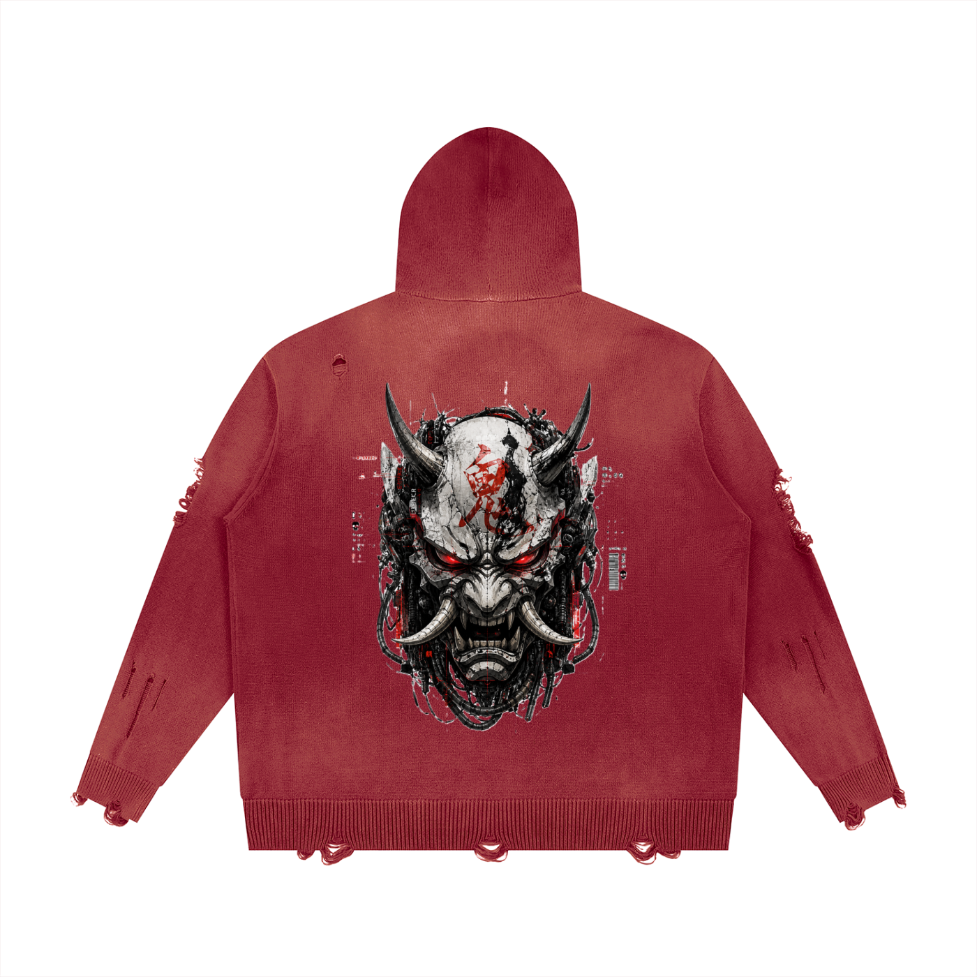 Cyberpunk Dystopian Unisex Hoodie | Ronin 2067 | Cotton 760 gsm