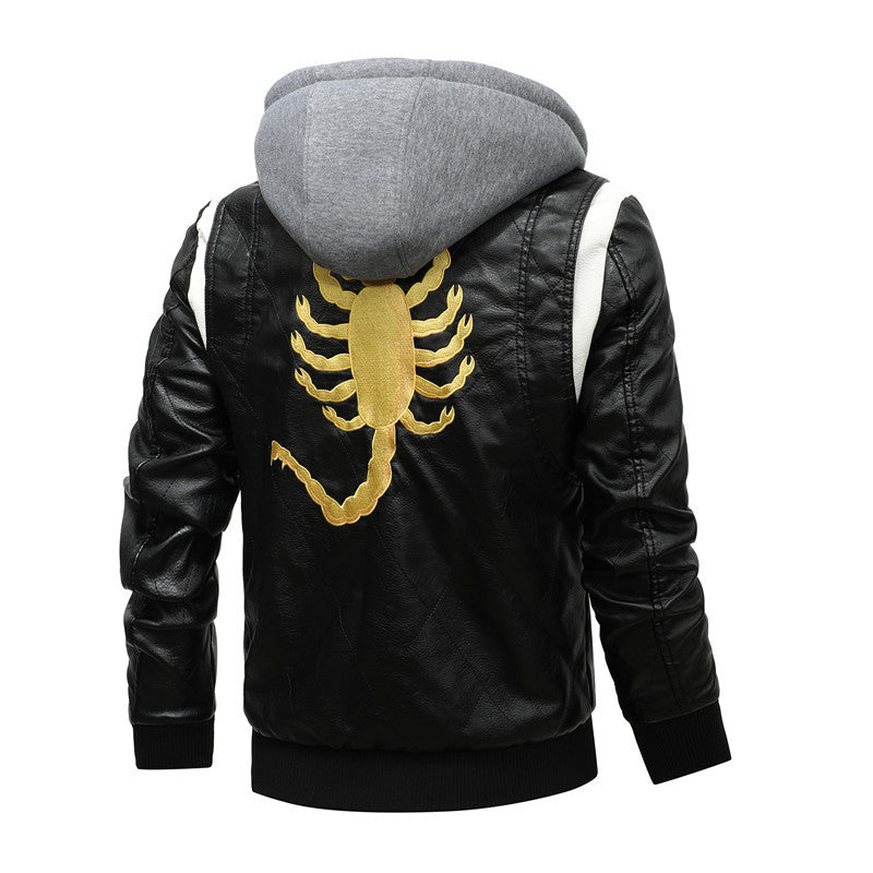 Nomadzka Kurtka Scorpion Clan Armor Post-Apocalypse Black