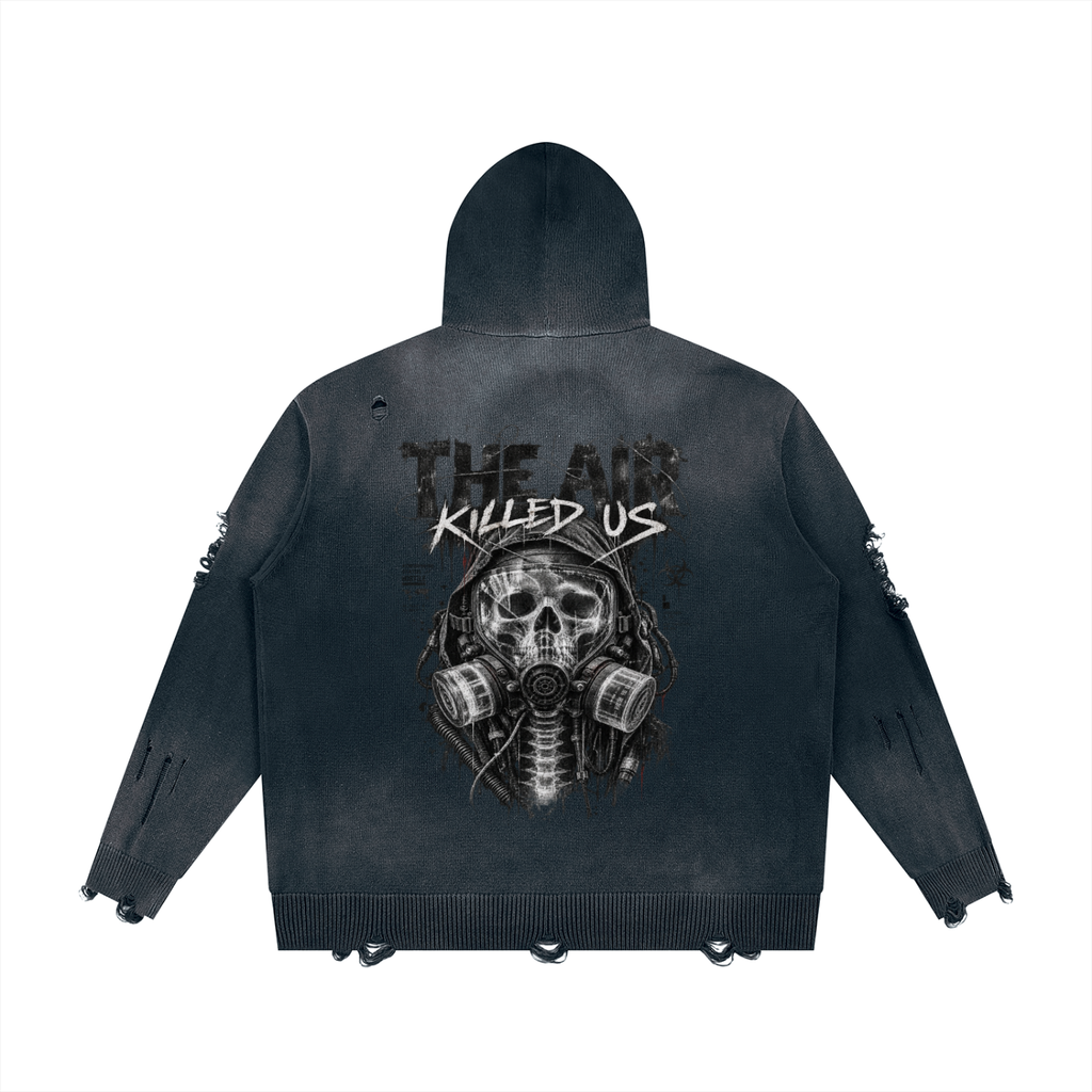 Post-Apocalyptic Unisex Hoodie | The Air Killed Us | Cotton 760gsm