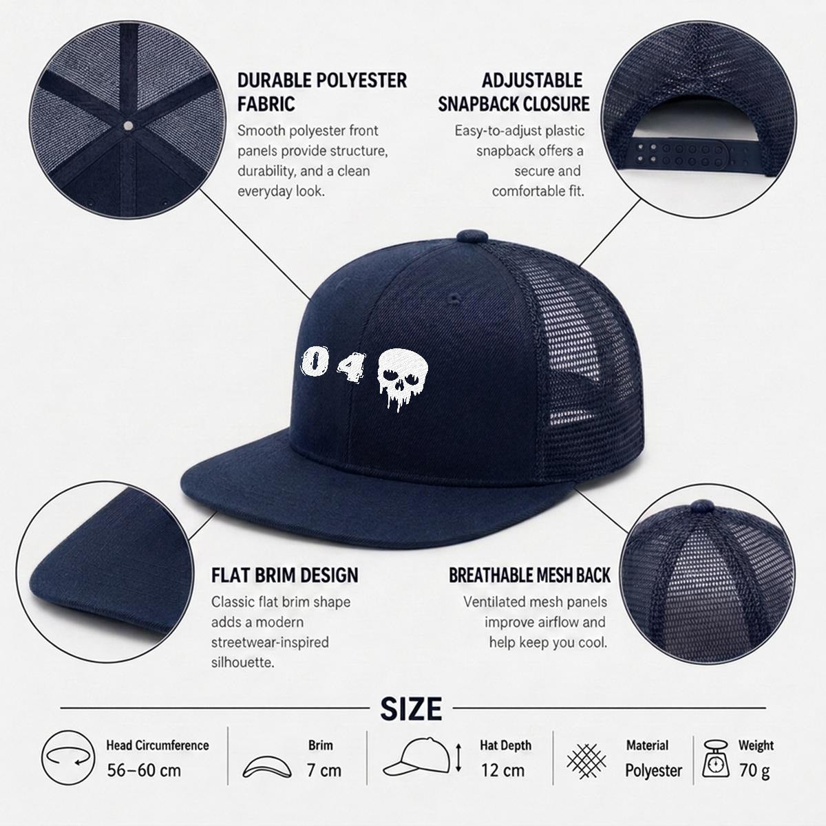 Techwear Embroidered Cap | 404 Critical Failure