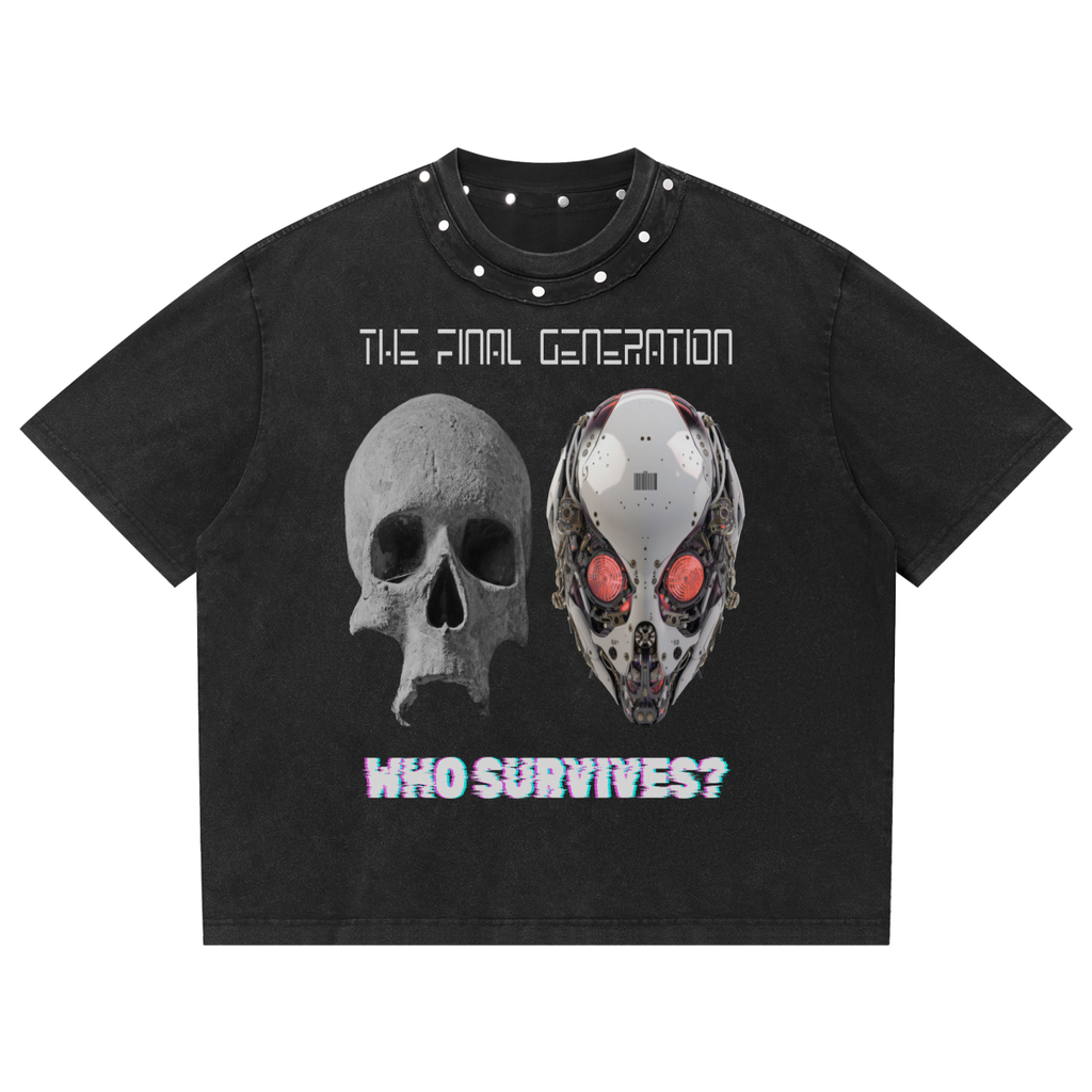 Post-Apocalyptic Studded T-Shirt | The Final Generation