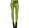 Cyberpunkowe Legginsy Neon Kitch Light Green