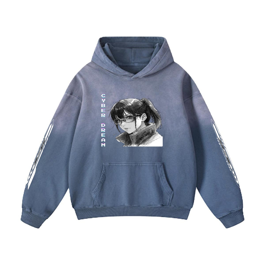 Cyberpunkowa Bluza Anime Cyber Dream| 420gsm Cotton Anime Cyberpunk Style
