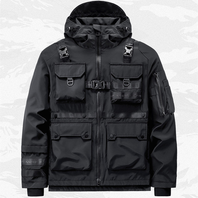 Ciężka Techwearowa Kurtka Taktyczna - Urban Armor 0088