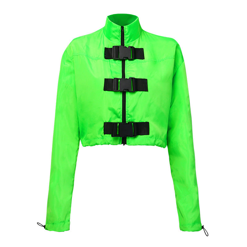Cyberpunk Crop Jacket | Pastel Rebel 2088