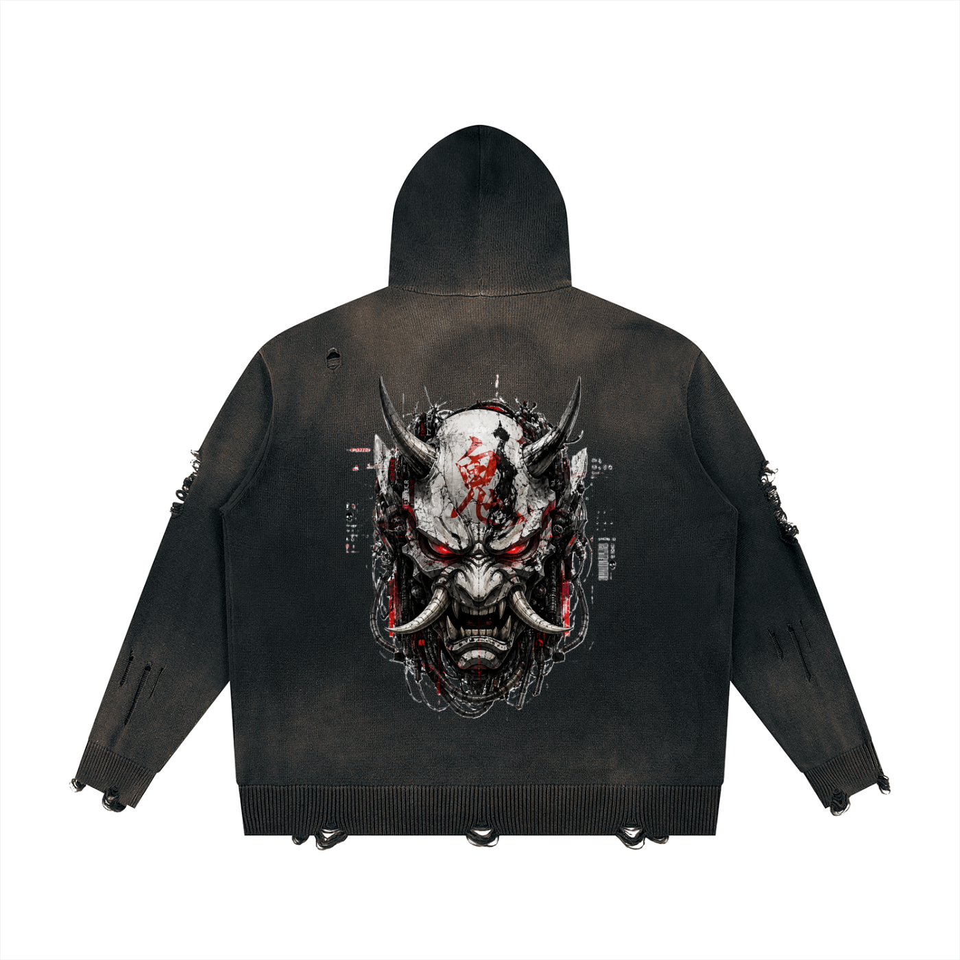 Cyberpunk Dystopian Unisex Hoodie | Ronin 2067 | Cotton 760 gsm