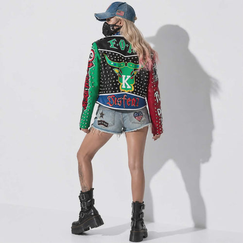 Cyberpunk Nomad Buffalo Cyber Road Jacket | Cyberpunk American PU Jacket