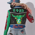 Cyberpunkowa Kurtka Nomadzka Bufflo Cyber Road | Cyberpunk American PU Jacket