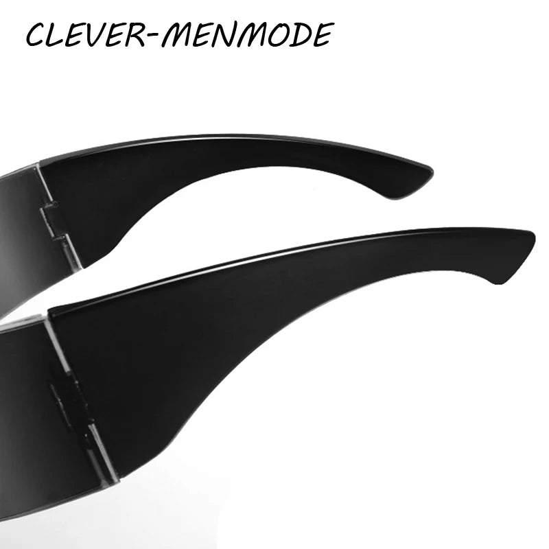 Cyberpunk Futuristic Sunglasses Black