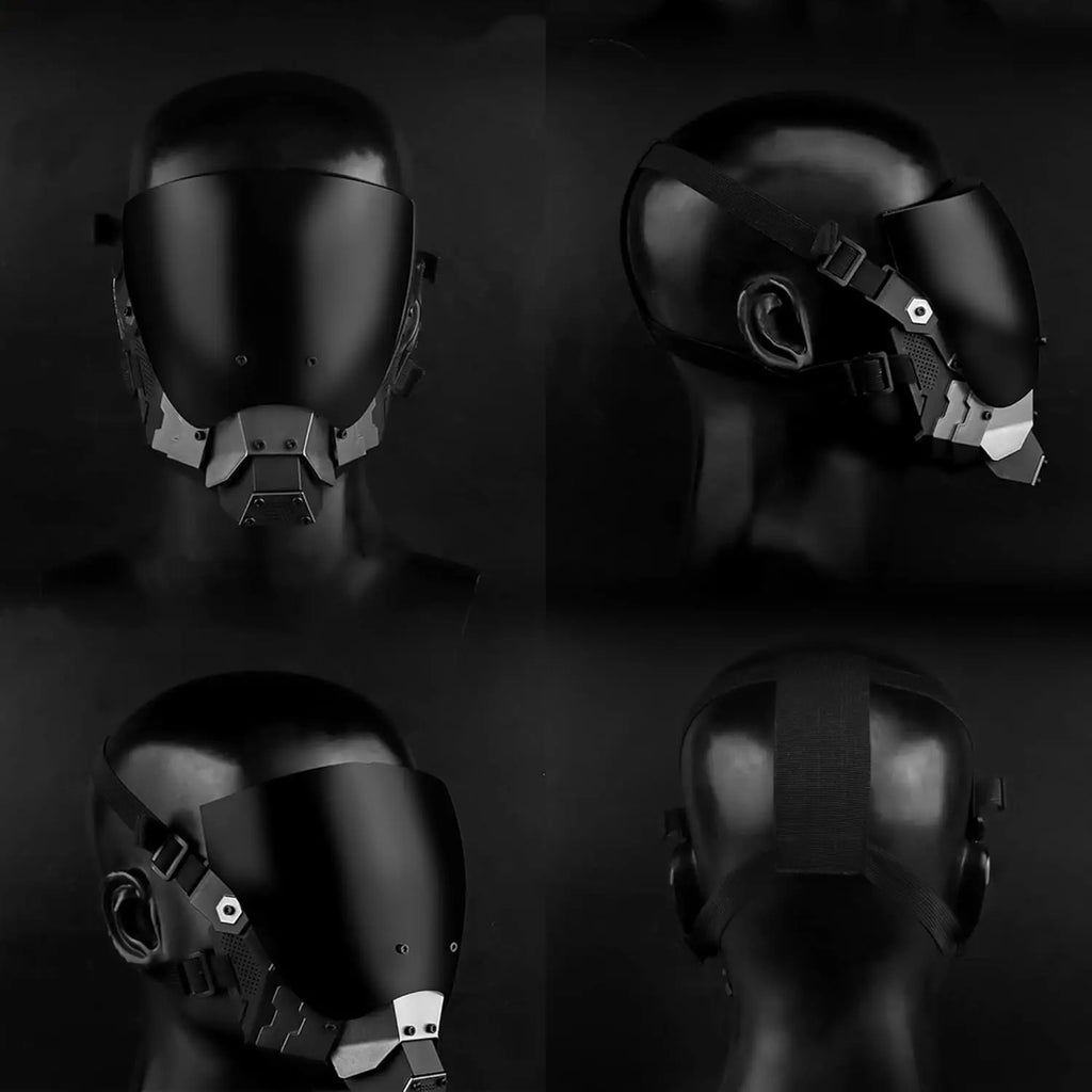 Dystopian Wasteland Mask - Cyberpunk Nomad