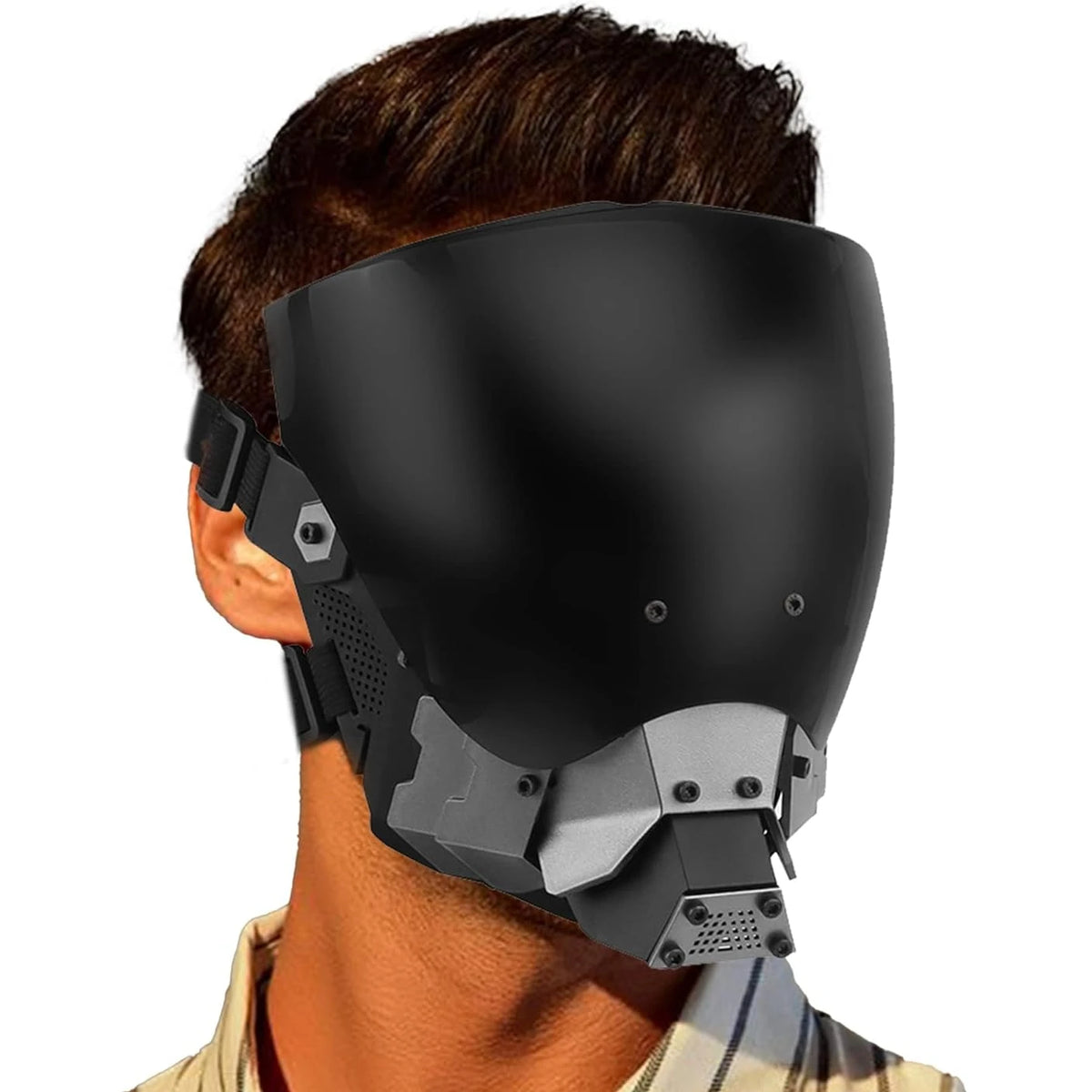 Dystopian Wasteland Mask - Cyberpunk Nomad