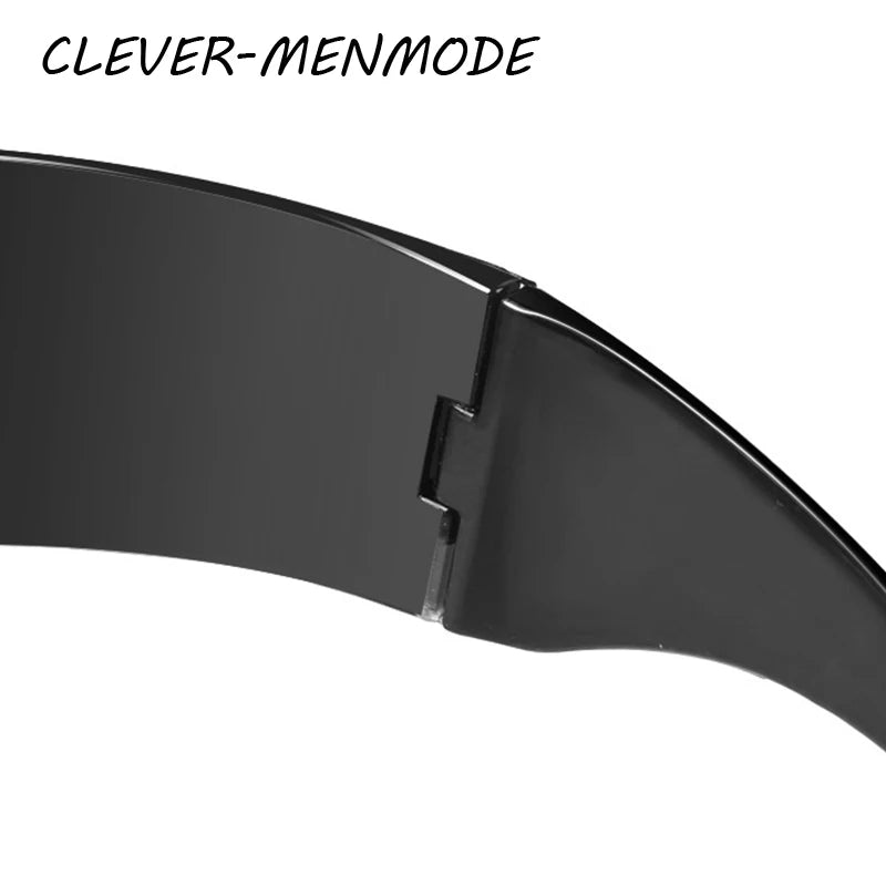 Cyberpunk Futuristic Sunglasses Black