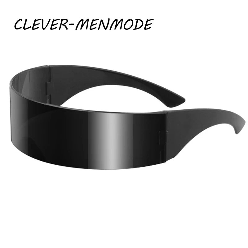 Cyberpunk Futuristic Sunglasses Black