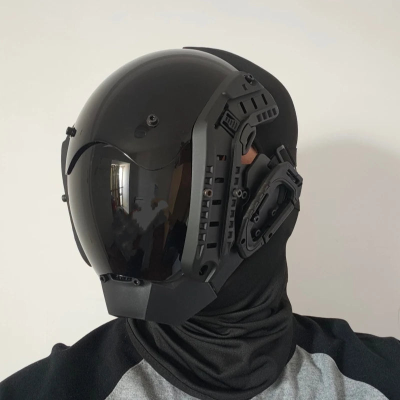 Cyberpunk Battle Helmet Cyber Ninja West Coast Model B