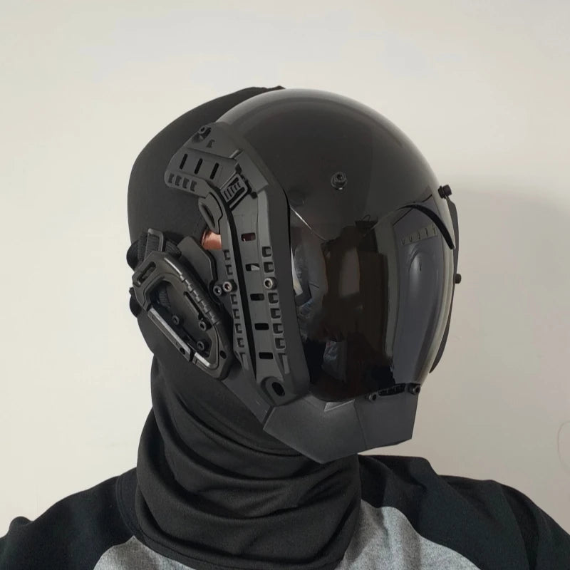Cyberpunk Battle Helmet Cyber Ninja West Coast Model B