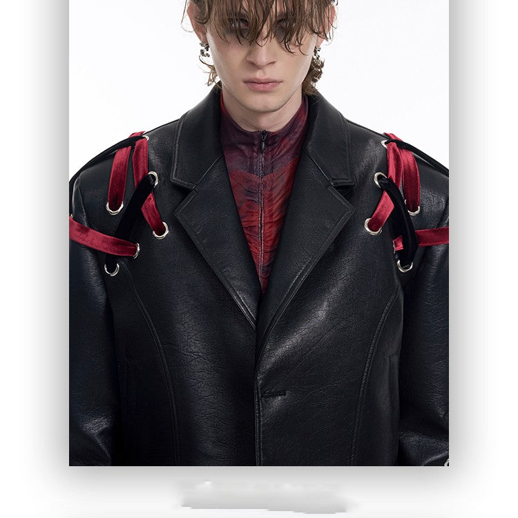 Krótka Cyberpunkowa Kurtka Cyber Kitch Minimalism