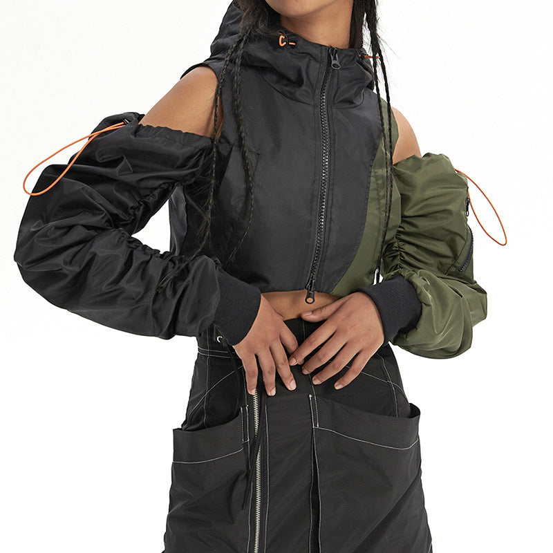 Women's Techwear Jacket | Urban Women Zip Tech Jacket