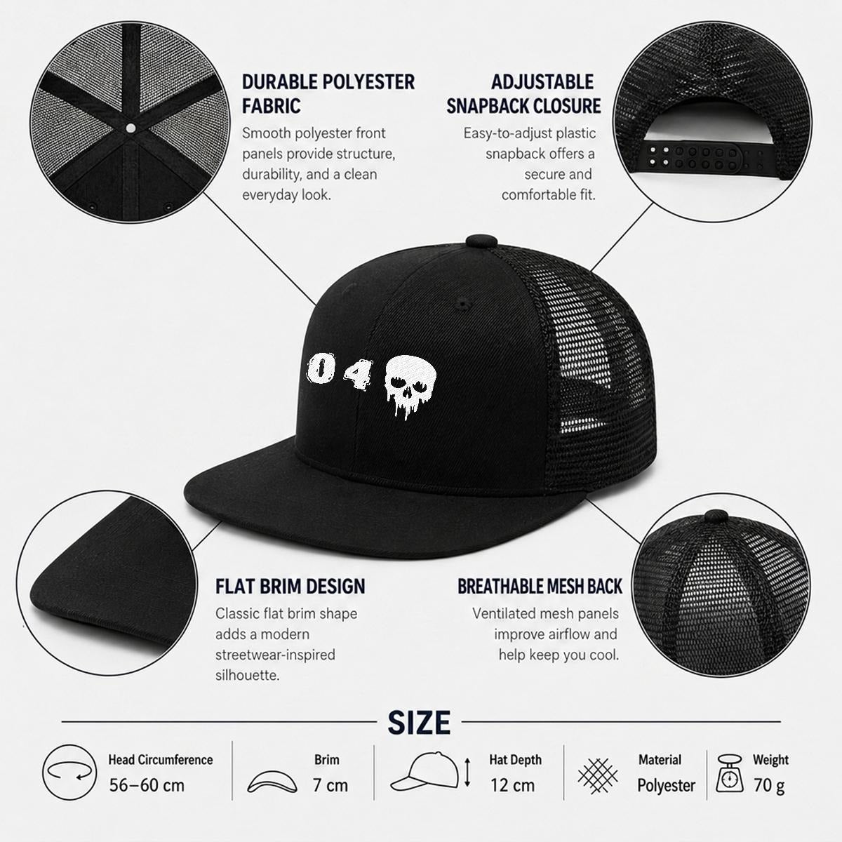 Techwear Embroidered Cap | 404 Critical Failure