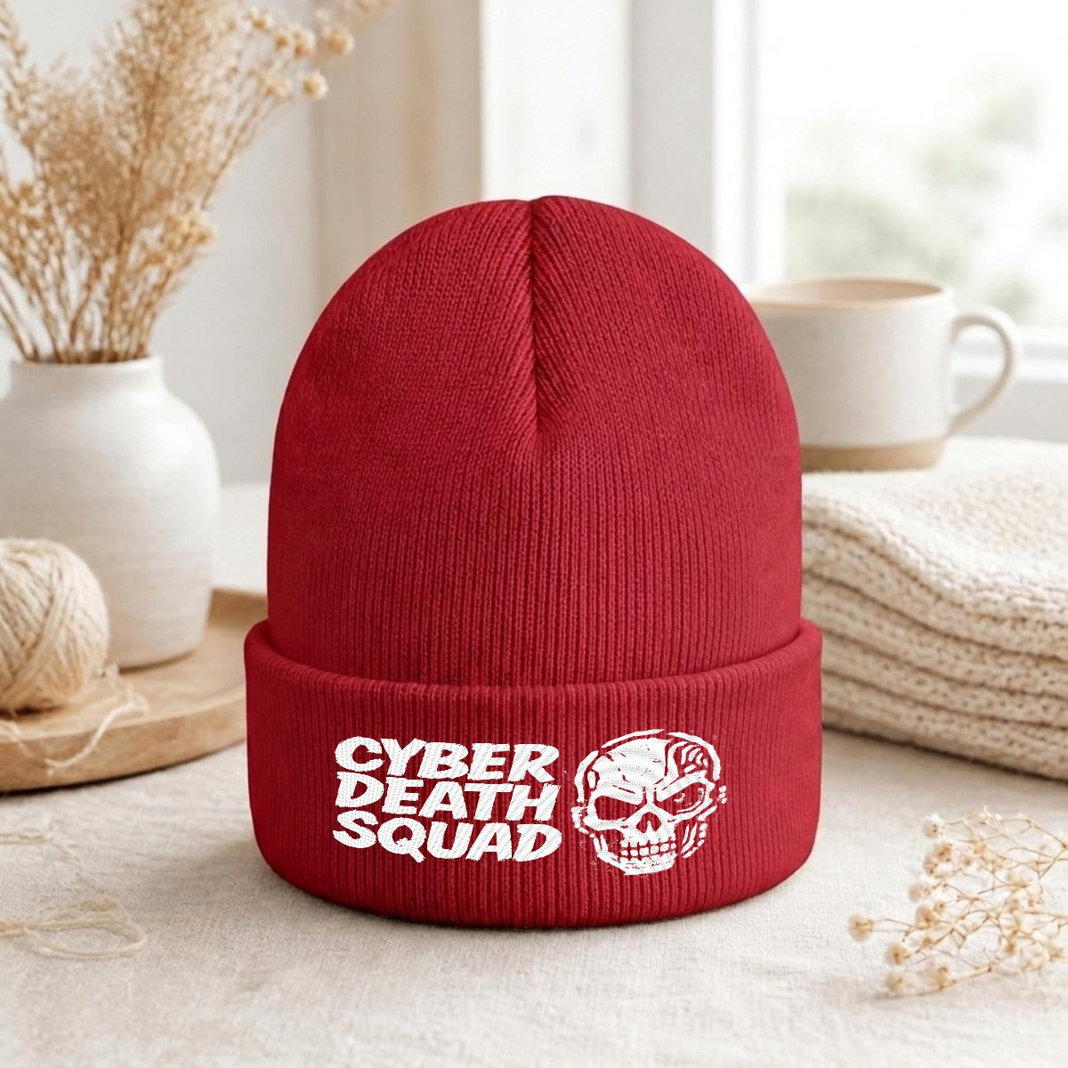 Cyberpunk Embroidered Cap | CYBER DEATH SQUAD 2088