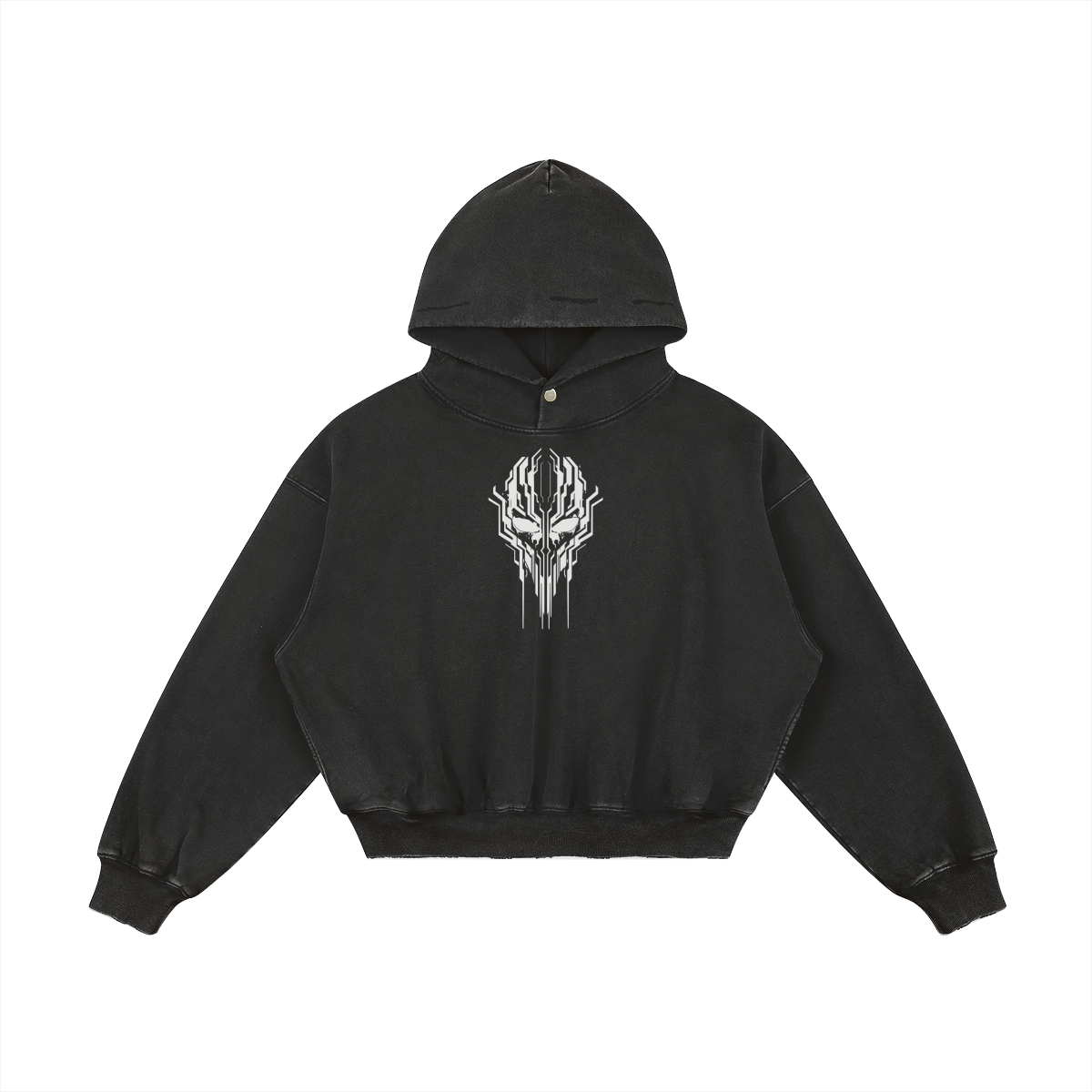 Cyberpunkowa Bluza Hoodie | Cyber Death Mask| Cyber Dream 2067